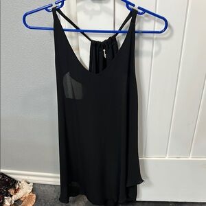 Black Sleeveless Halter Top